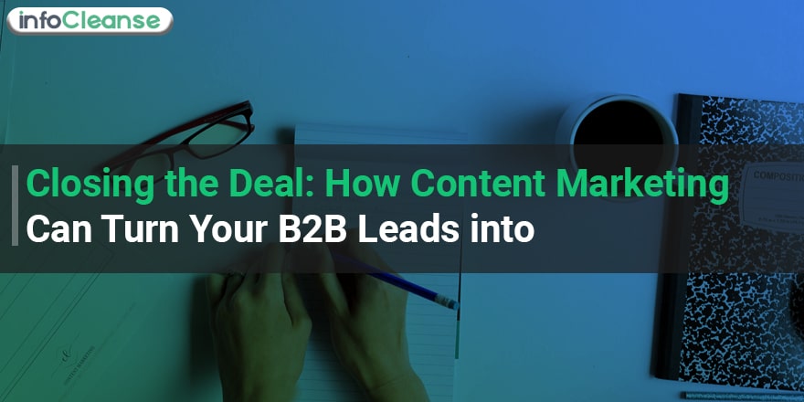 content marketing b2b leads