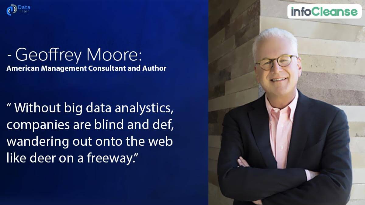 Geoffery Moore Quote About Big Data Analysis - InfoCleanse