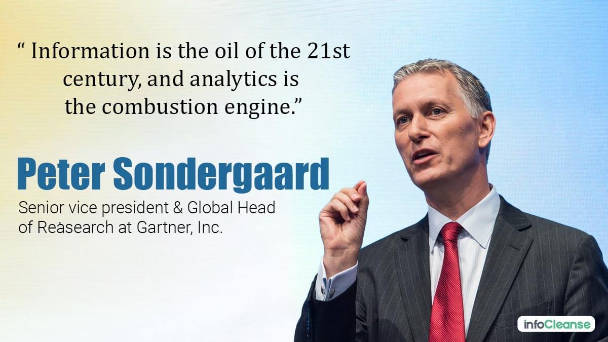 Peter Sondergaard Quote On Data Analytics - InfoCleanse