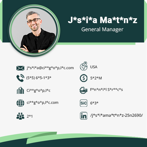 General Manager Mailing List Data Card