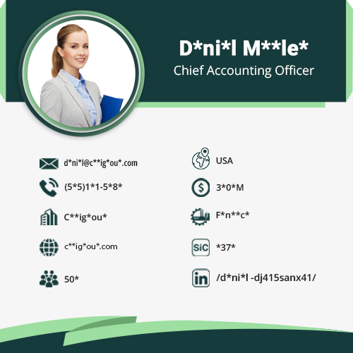 Chief Accounting Officer Data Card