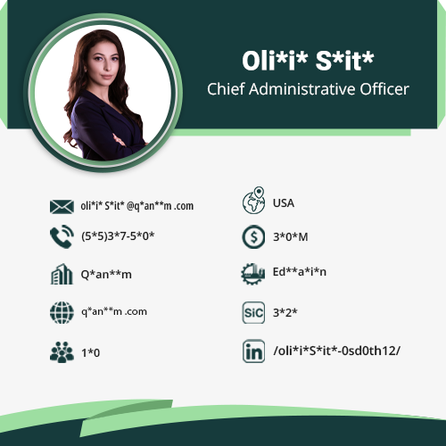 Chief Administrative Officer Data Card