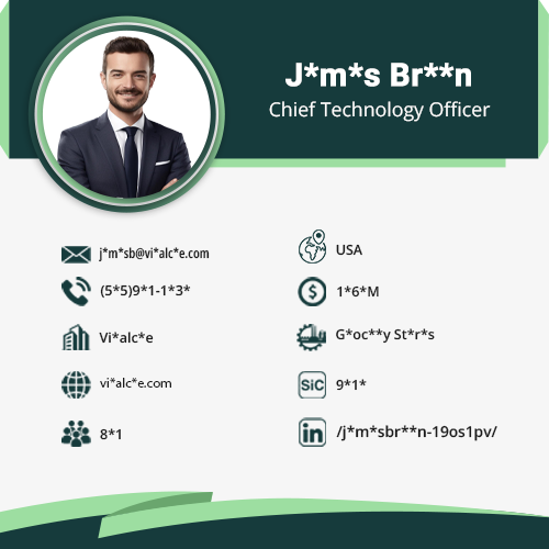 Chief Technology Officer Data Card